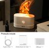 Dyfuzor zapachowy Nawilżacz powietrza Ultradźwiękowy generator chłodnej mgiełki Fogger Led Essential Oil Flame Lamp Difusor