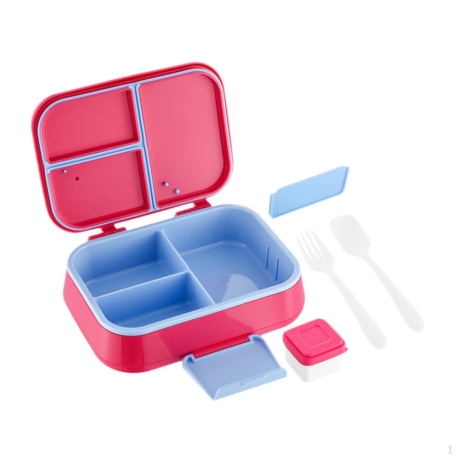 

Kids Lunch Box Multi-scenario Easy to Use Food Case for Dorm Outdoor Picnic червоний