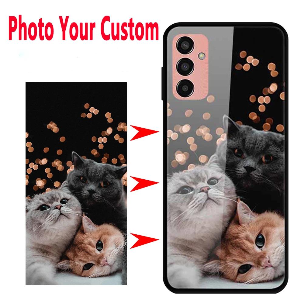 Customized DIY Glass Case For Redmi 15 4G 5G Hard Tempered Back Cases for Xiaomi Redmi15 Personal Designed Phone Cover Funda