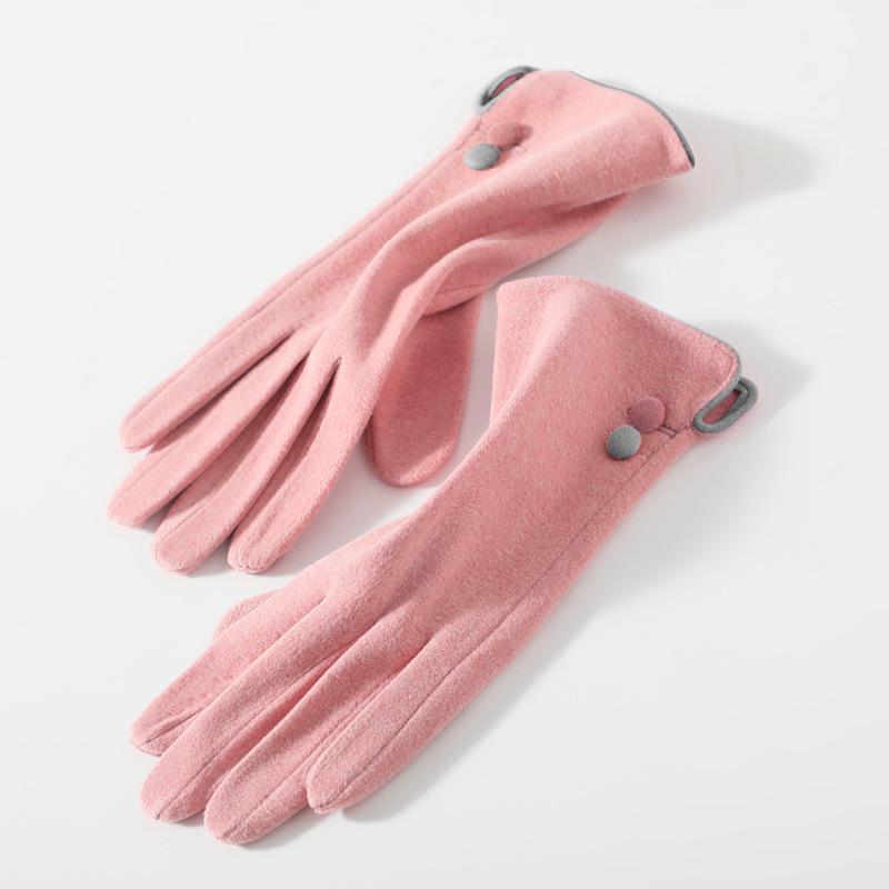 

Women s Warm Fleece-lined Touchscreen Gloves for Autumn & Winter One Size