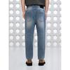 GXG Herren Klassische Tapered Cropped Washed Jeans