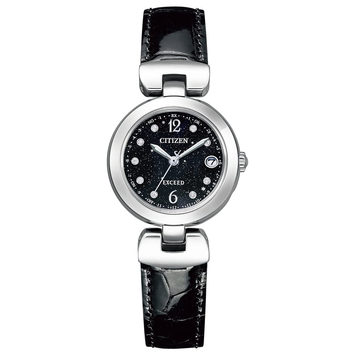 

[Citizen] Exceed [Citizen] Годинник Exceed Eco-Drive Радіогодинник Титанія Happy Flight ES9421-04E Жіночий Чорний Лімітована модель