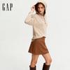 Gap Women's Loose Fit Logo Button Hooded Knit Top