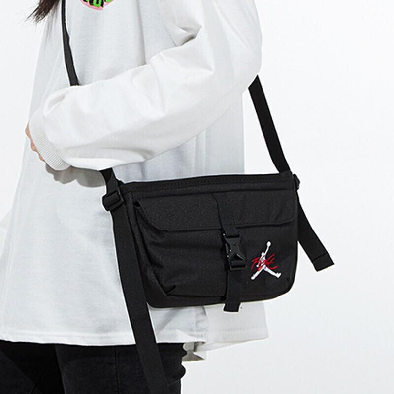 Jordan Polyester Shoulder Bag, Crossbody Bag Small Unisex Black Jordan DV5312-010