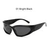Y2k New Punk Sports Sunglasses For Men Women Luxury Brand Designer Sun Glasses Men's Fashion Vintage Shades UV400 Goggle Eyewear