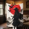 1PC Samurai Warrior Cosplay Costume Blanket Soft Comfortable All Seasons Perfect Sofa Office Travel Home Gift Idea
