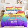 Three-Piece 3D Quilt Cover Unicorn Kit Bedding