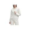 FILA Lettered Hooded Sweatshirt Women sweatshirts Mist-Lotus-White F11W344215FIV