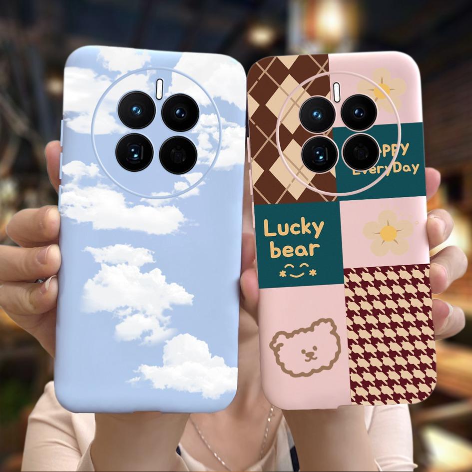 For Huawei Mate 50 Pro Case 2022 Cute Cartoon Cat Painted Soft TPU Protective Cover For Huawei Mate50 Pro DCO-LX9 CET-LX9 Fundas