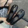 Fashion 2025 Women 3cm Heel Tabi Shoes Soft Ballet Shoes Slip On Loafers Soft Moccasins Tabi Ninja Casual Shoes Mujer Ladies Shoes