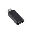 Micro USB Male To USB 3.0 Type C Female Adapter Converter Sync & Charging for Android (Black)