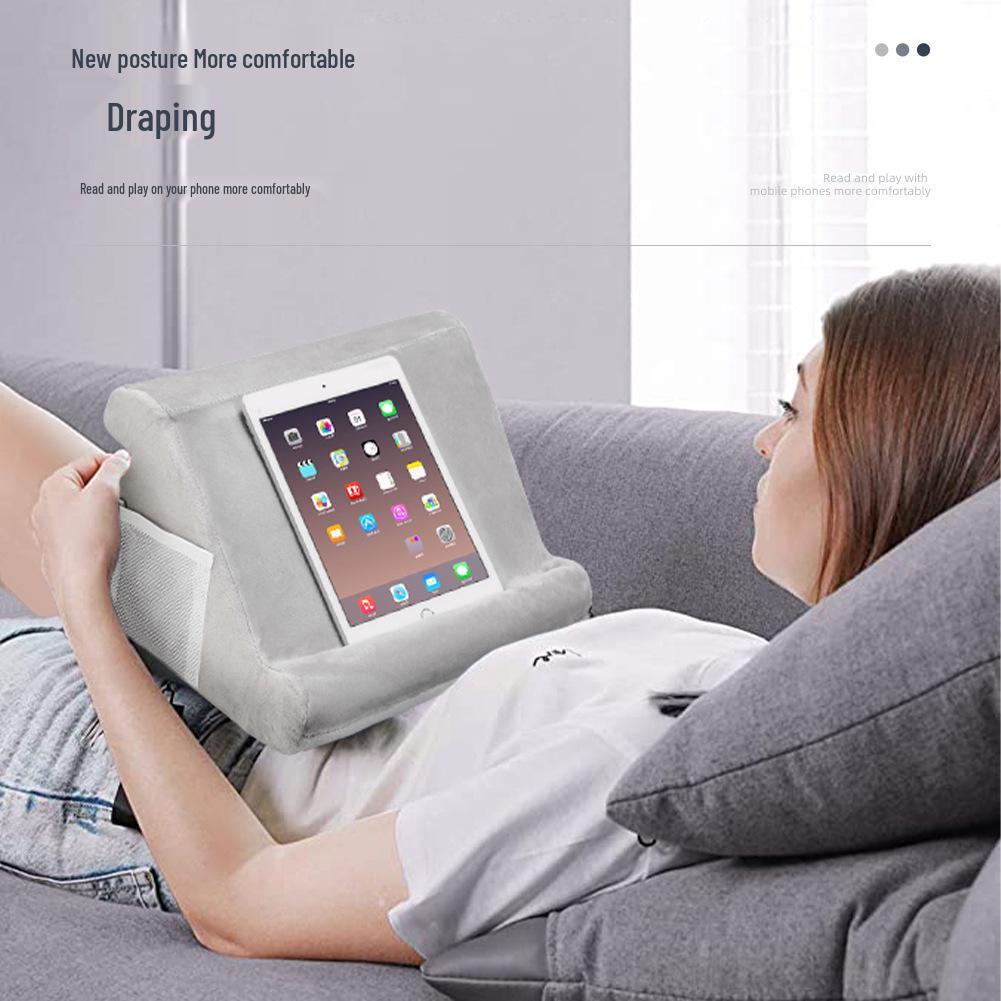 Multi-Angle Soft Pillow Tablet Stand for Reading