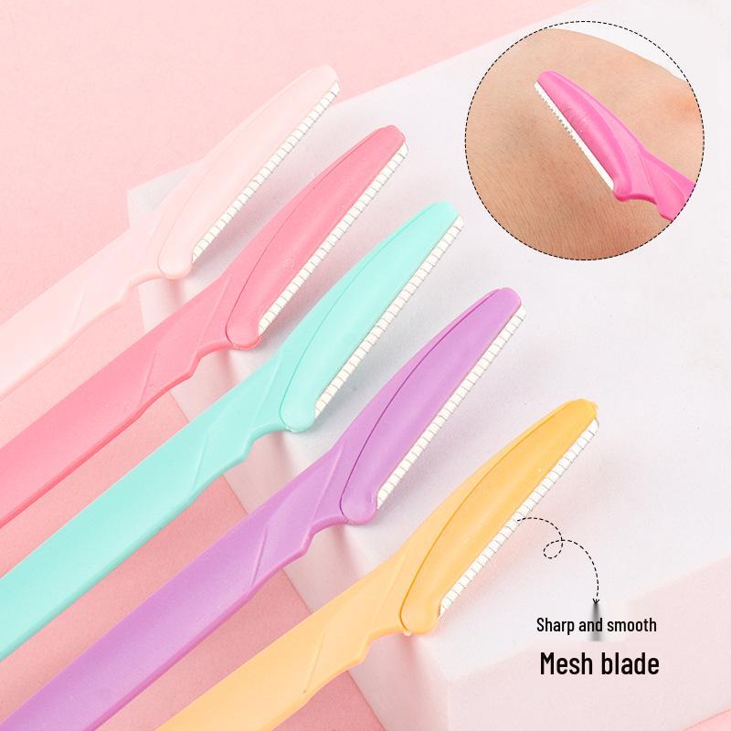 Portable Stainless Steel Eyebrow Razor: Multifunctional Beauty Tool for Men and Women