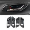 For Toyota Crown Signia 2025 2026 Carbon Fiber Inner Car Door Handle Bowl Trim