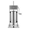 Manual Sausage Stuffer, 33 LBS / 15 L Vertical Meat Stuffer, Heavy Duty Sausage Casing Meat Stuffing Machine, Dual-Speed Stainless Steel Filler with 5