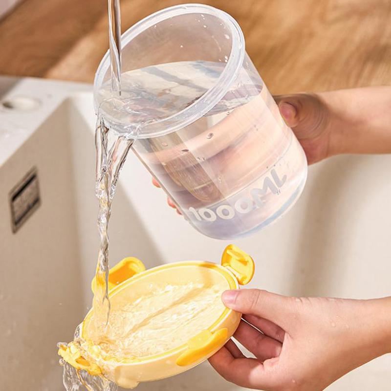 1Pcs Transparent Plastic Spice Jars With Plastic Cartoon Lid Airtight Spice Containers Empty Seasoning Jars For Spice Salt Sugar