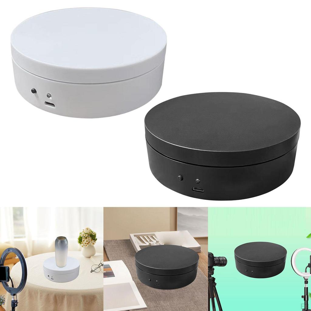 Electric Rotating Display Stand Holder Rotary Table Turntable Jewelry for