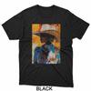 Black Cowgirl Painting Art Western Rodeo Melanin Black Woman T-Shirt