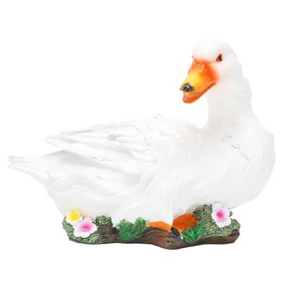 Harz Entenstatue Simulationsente Ornament Modell Dekoration für Außengarten Hof