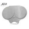 Heat Resistant Egg Poacher Dual Cavity with Lid & Handle, Quick-Heat Microwave Safe Kitchen Gadget for Eggs Cooker 2 Eggs, Quick Oil-Free Cooking,