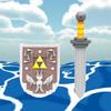 Platinum Brick BOBlocks: Legend of Zelda Master Sword & Hylian Shield MOC-46301