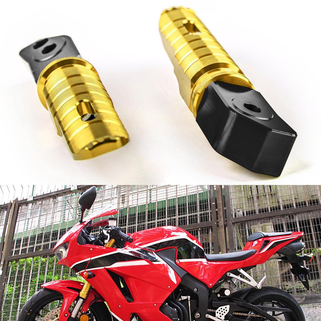 Artudatech Foot Pegs Step Foot Step for Honda CBR250RR 2017-2021 Motorcycle Step Foot Peg Footrest Pedal Footboard Gold