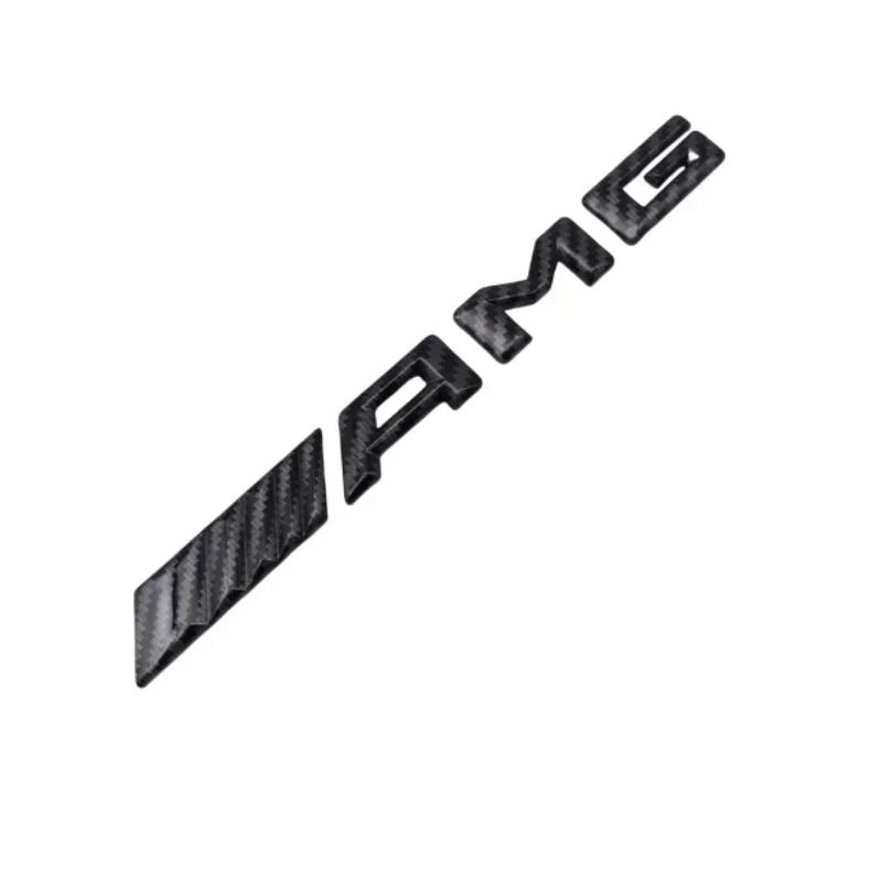 C200 E300 2026 Hot 3D ABS Carbon Fiber Plastic Car Emblem Sticker for  Mercedes Benz W212 W213 W176 W205 W204 A/B/C/E/G/CLA/GLK