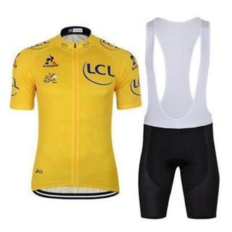 Cycling Suit Summer Green Collar Cycling Shirt Cycling Suit Jacket Shorts Quick Drying Cycling Equipment