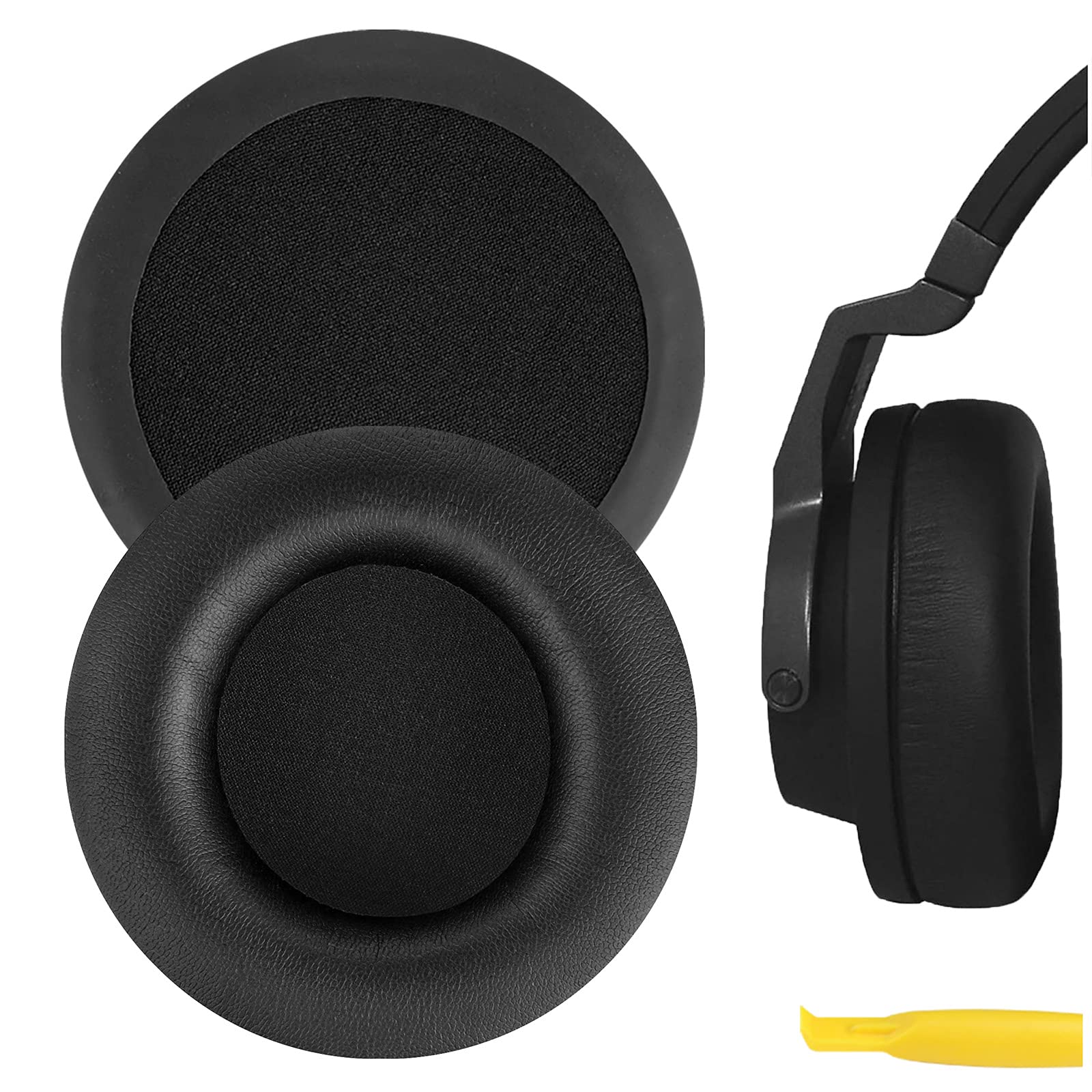 

Geekria Compatible Ear Pads/Ear Cups for AKG K540, K545, K275, K267, K182, K167, and K245 Headphones (Protein Leather/Black)