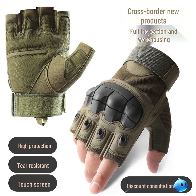 Pánské venkovní taktické rukavice Z902 s polovičními prsty pro cyklistiku, sport a vojenský výcvik
