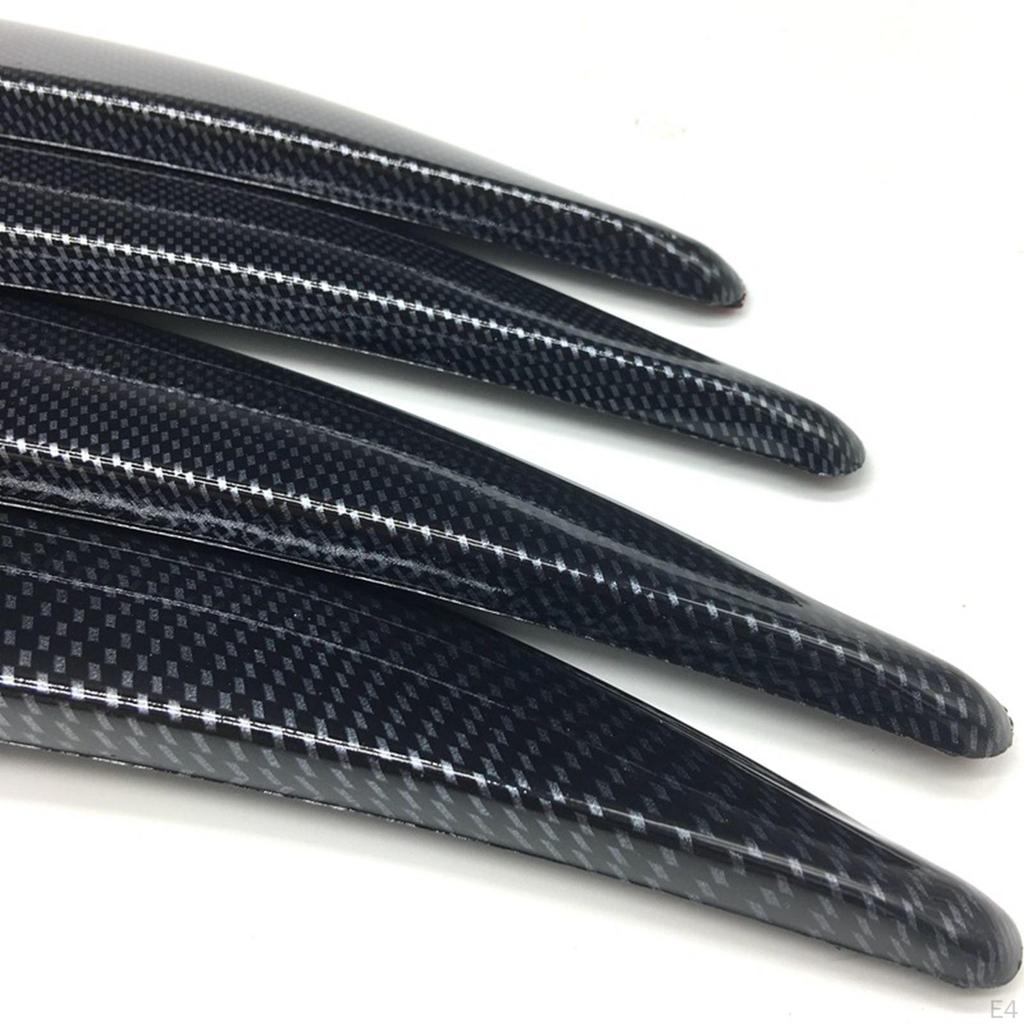 4 Stück Auto-Rad-Augenbrauenbogen-Zierleisten, einfaches Installationszubehör