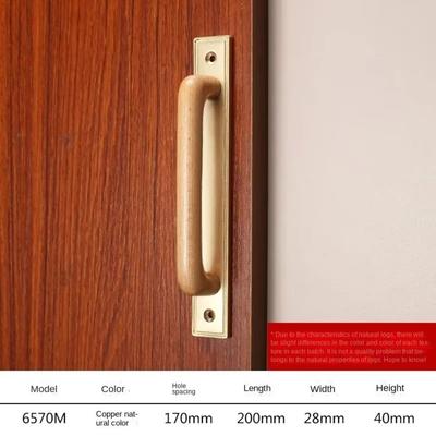 Not Fade Decorative Solid Wood Cabinet Handle Bronze Colour Pull Knob Retro Pull Handle Zinc Alloy Antique Cabinet Pull Cupboard