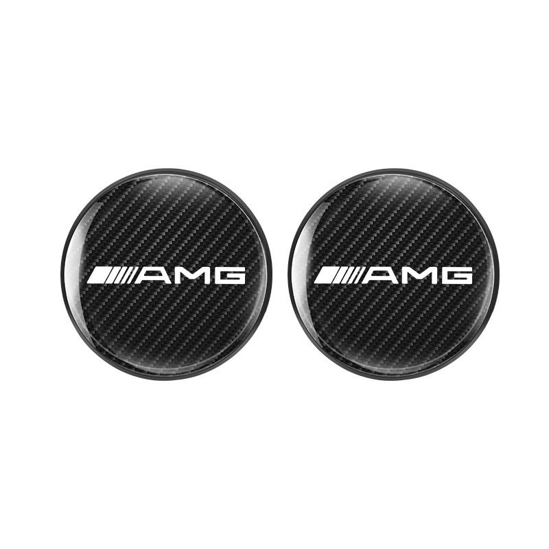 

GLC GLB Carbon Fiber Car Water Cup Coaster Pad Non-slip Car Cup Bottle Mat For MERCEDES BENZ W211 W204 W210 W203 CLA GLA Auto A