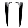 2PCS ABS Bright Black Car Rear Window Spoiler Side Wing Cover Trim Fit For BMW X3 F25 2011-2017 Exterior