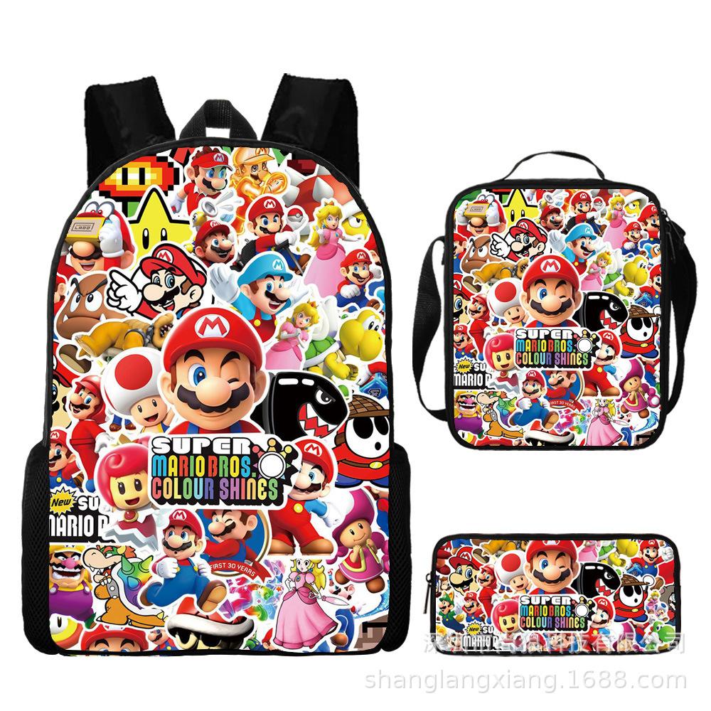 

Primary And Secondary School Students Schoolbag Children S Backpack Cartoon Backpack pencil bag