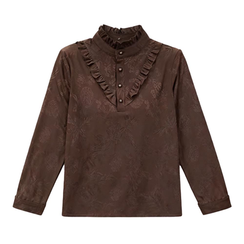 Merino Wool Beaded Top: Warm, Stylish Tummy-Covering Sweater for Middle-Aged and Elderly Women