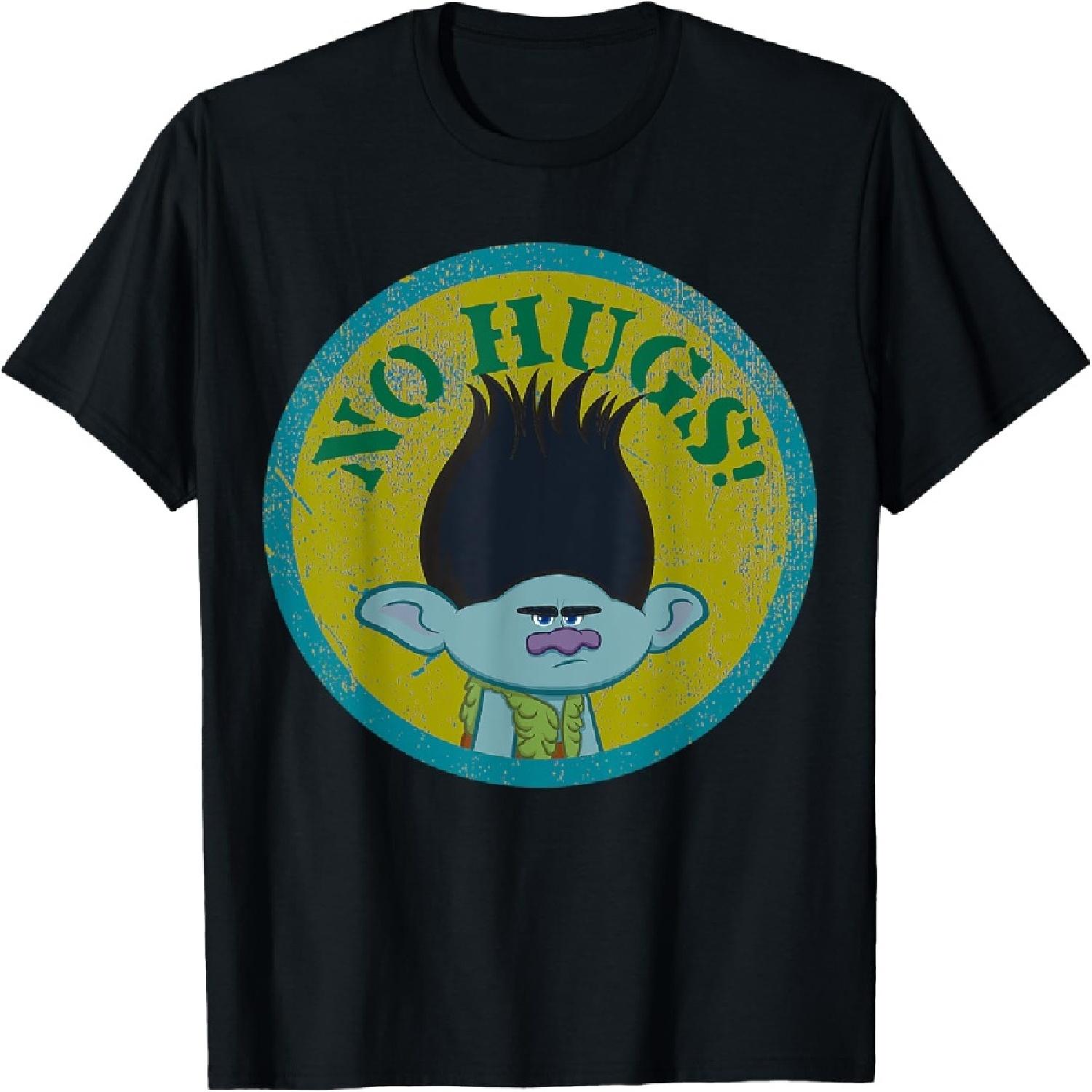 DreamWorks Тролли! Без объятий! Футболка с веткой XXXXXL разноцветный