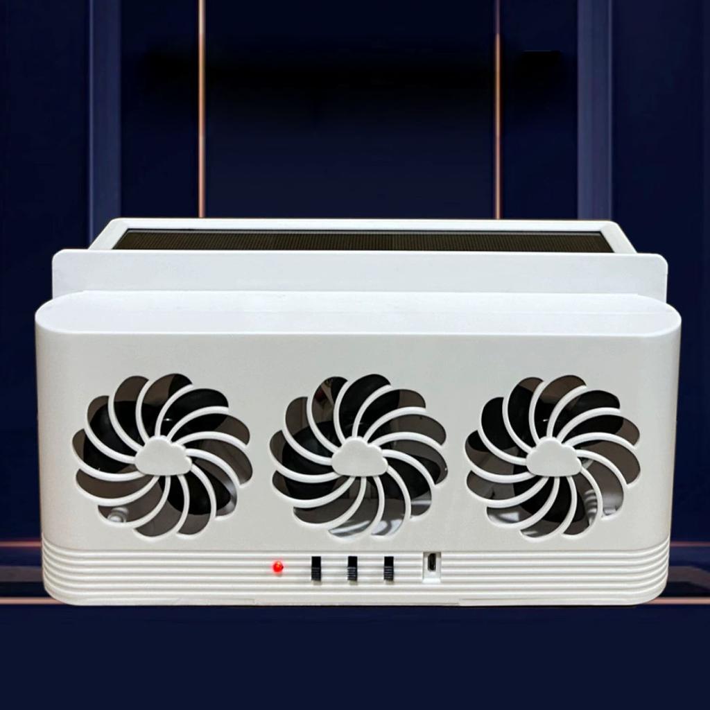 Car Solar Powered Exhaust Fan, Solar Power Car Exhaust Fan W/3 , Car Solar Powered Exhaust Fan, Window Mount Car Radiator Fan For Car,