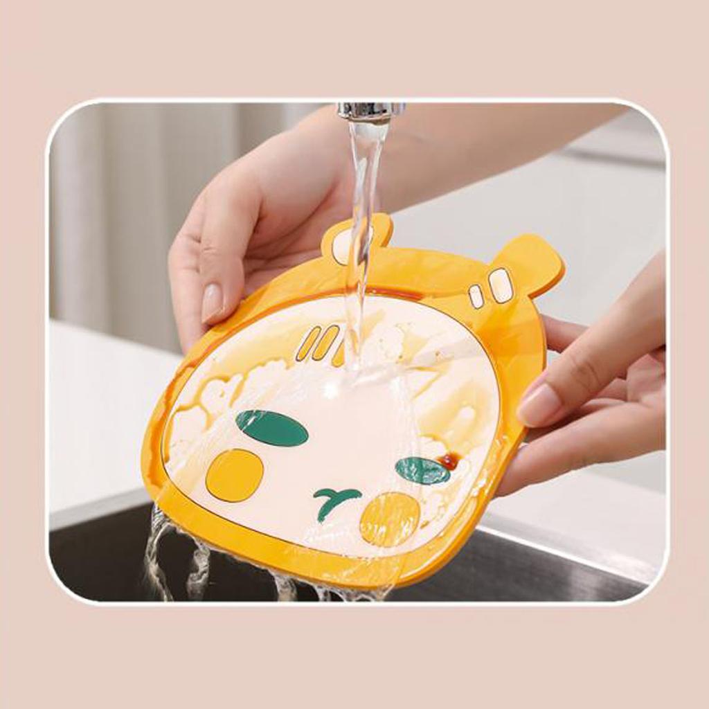 Hot Pot Mat PVC Non Slip Water Resistant Heat Resistant Cute Multipurpose Hot Pot Holder Pad for Kitchen Counter Pans