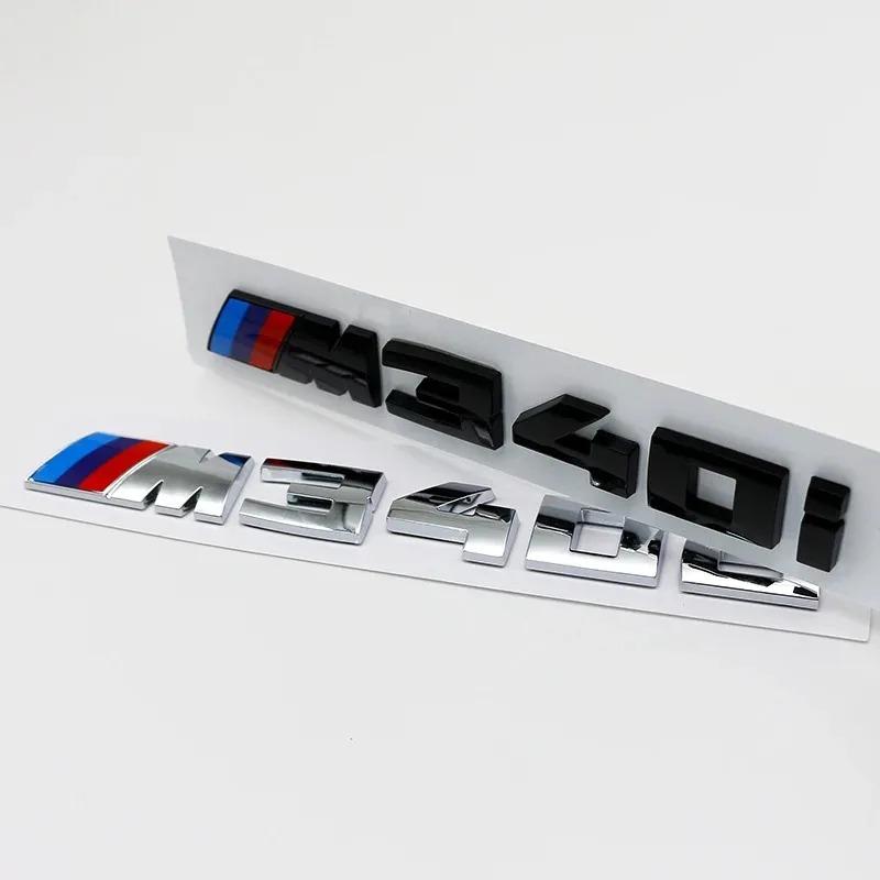 VYOJ1 Car 3D ABS Trunk Letters Logo Badge Emblem Decal Sticker For BMW M140 M145 M235 M240 M340 M530 M550 M760LI M135 E39 E60 E61 F48