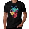 Eldritch Heart Tshirt Basic Plain Short Sleeve Crew Neck Tee