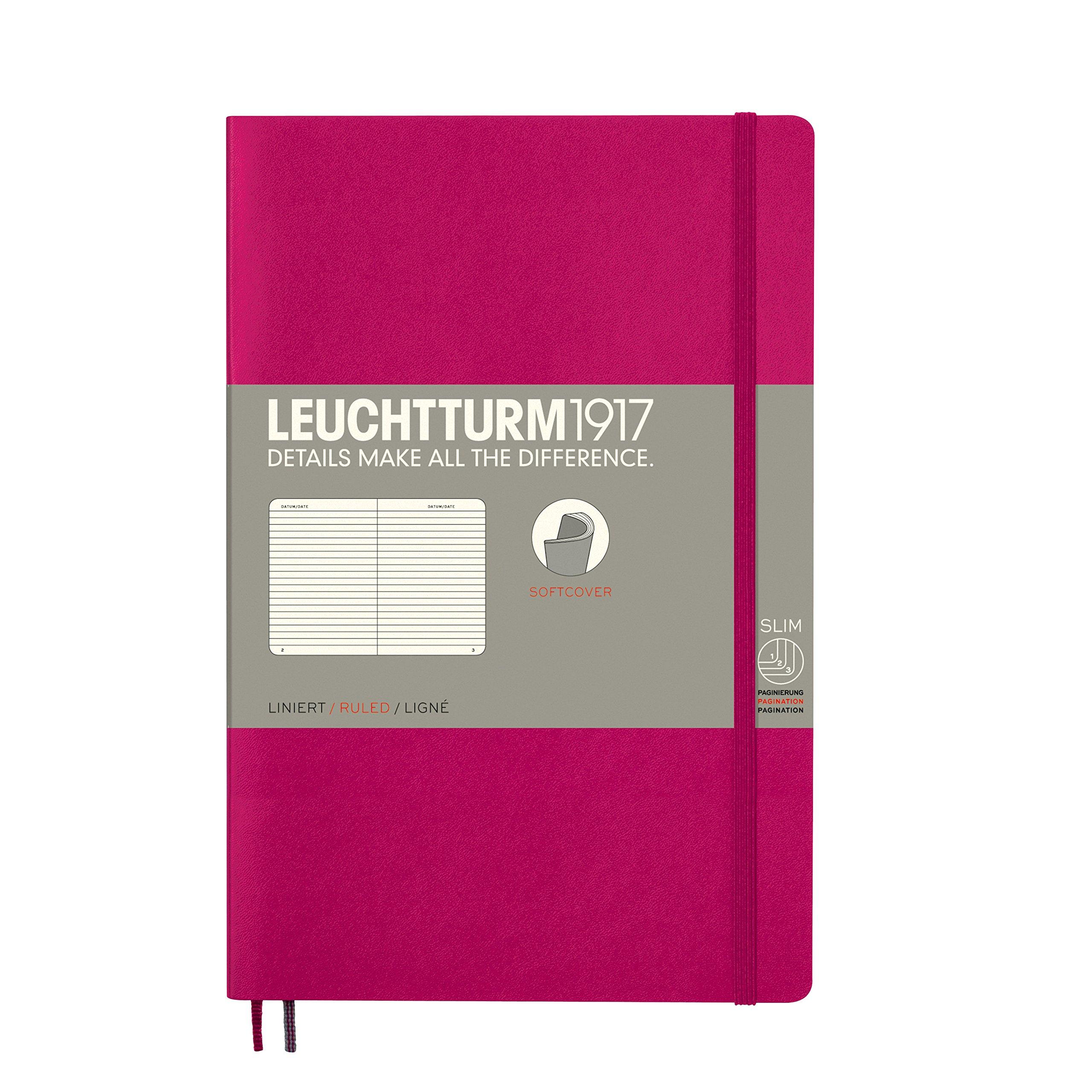 

LEUCHTTURM1917 Notebook B6 Lined Softcover Berry 358293