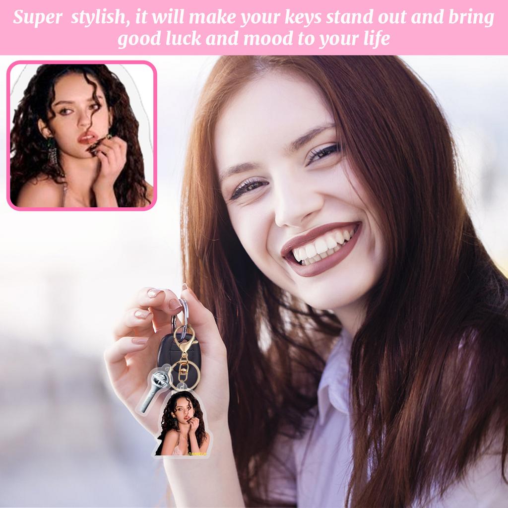 Mädchengruppe KATSEYE Acryl Schlüsselanhänger Neu Taschenanhänger Accessoires Schmuck
