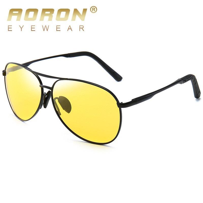 

AORON мужские поляризованные солнцезащитные очки ночного видения классический дизайн очки для вождения для мужчин женщин подарки
