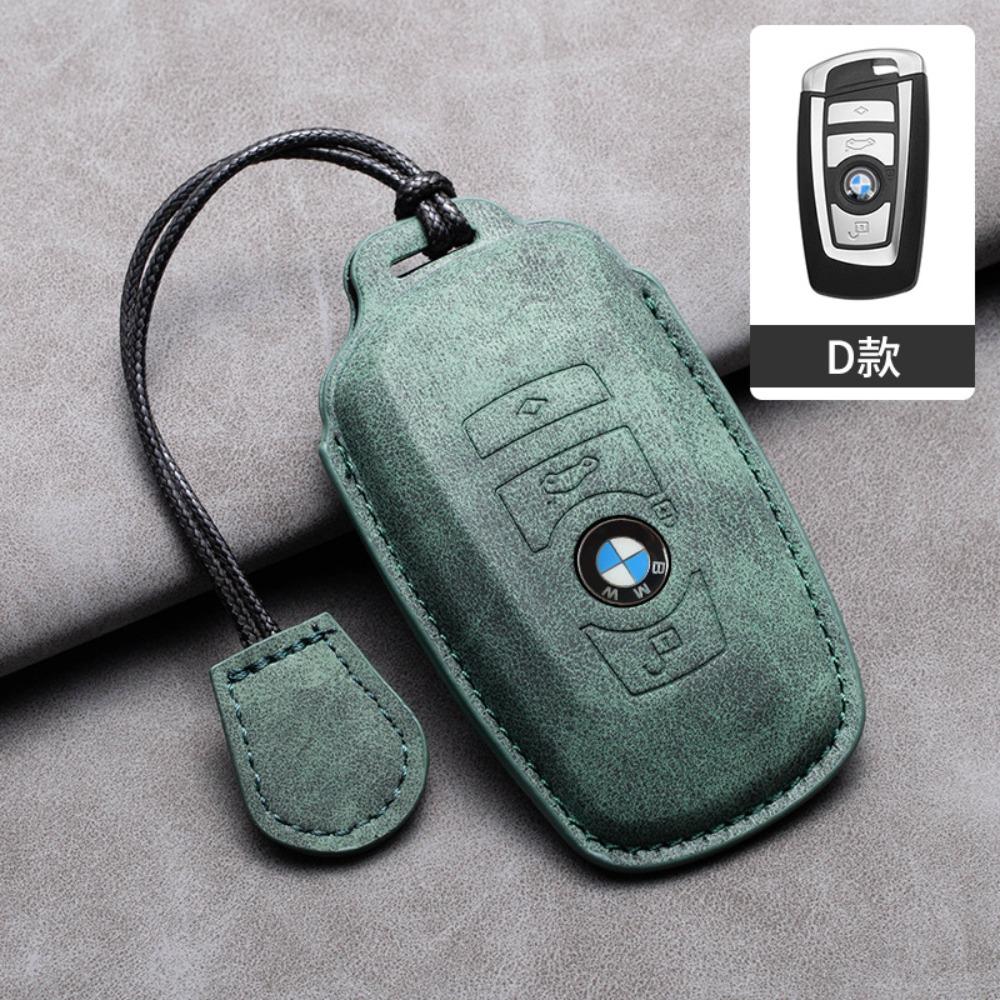For BMW Key Cover for 5 Series 3 Series 525li 530 X1 X3 X4 X5 118i Hollow Design Protective Shell with Blade Keychain