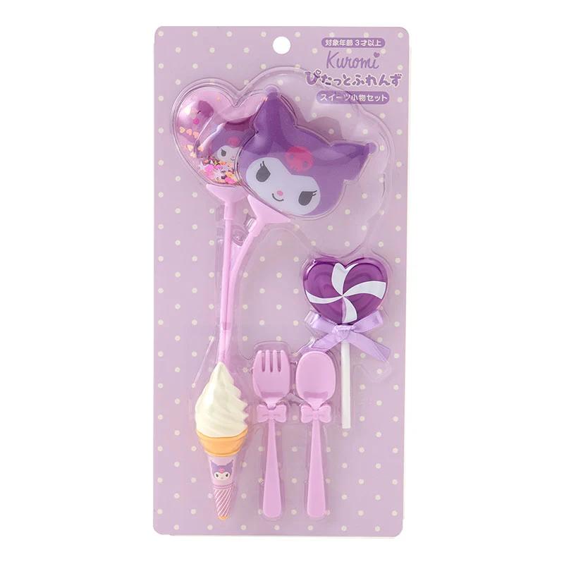 Sanrio KUROMI Sweets Accessory Set ( Pitatto Friends 2025 ) NEW