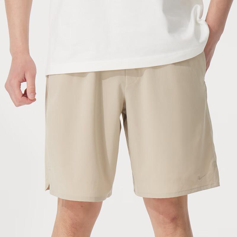 New Nike Dri Fit Casual Shorts Men's Beige DV9331-251