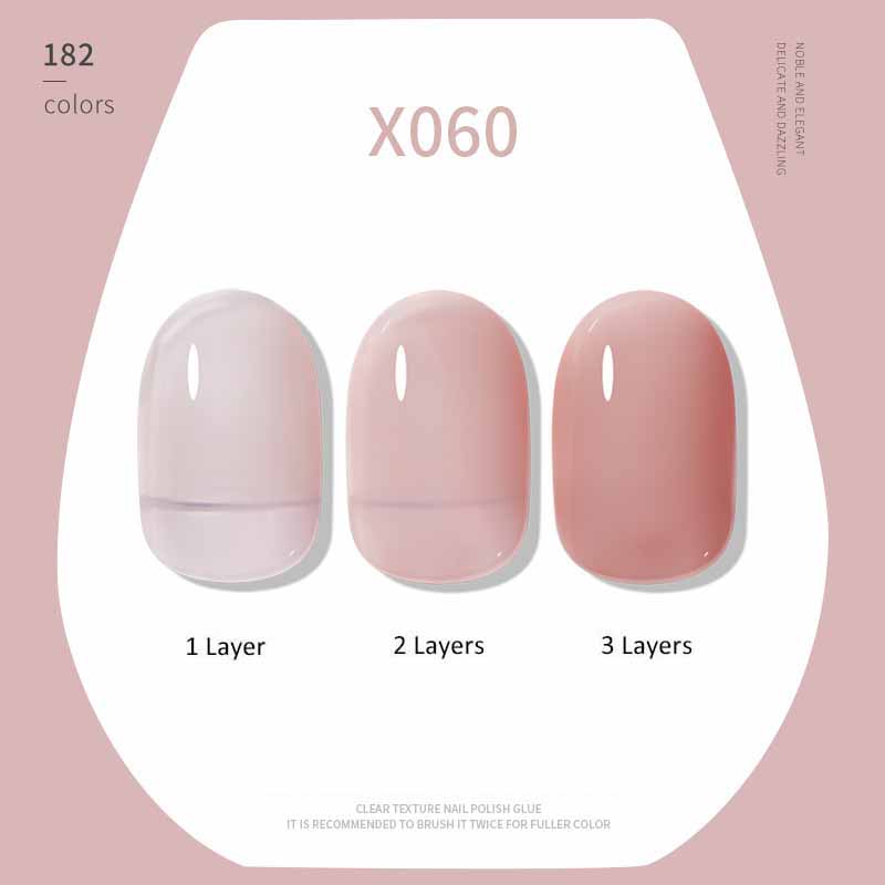 

7,3 мл профессиональный набор гель-лаков Nude Ice, долговечный набор для салонного маникюра, домашний инструмент для дизайна ногтей