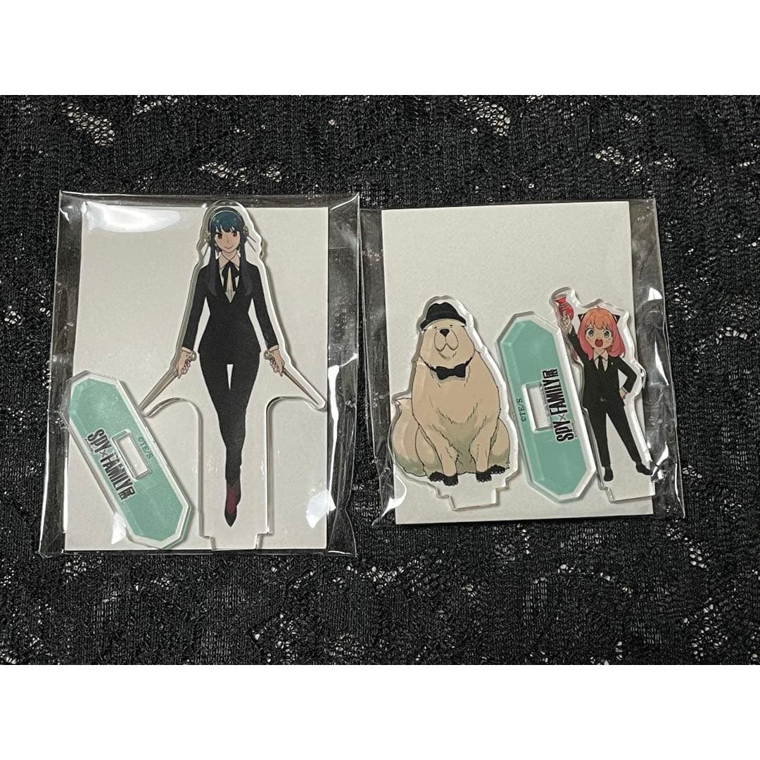 Used SPYFAMILY Exhibition Acrylic Stand Yoru Anya Bond