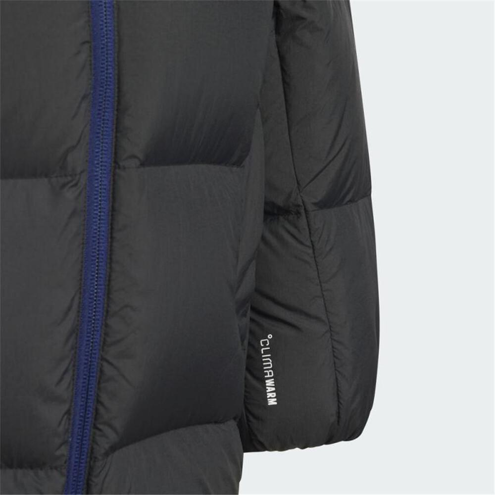 adidas Cotton Jacket Sports Hooded Zipper Color Block Short Sleeve Kids Jackets KB5124